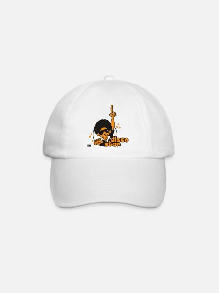 Disco Star - Baseballkappe - Weiß/Weiß