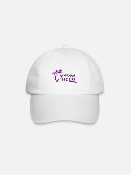 Camping - Baseballkappe - Weiß/Weiß