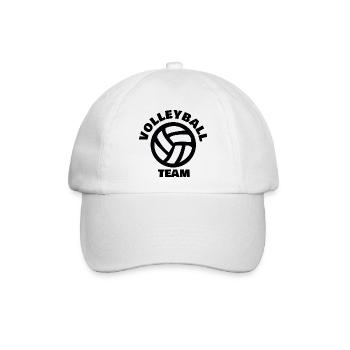 VOLLEYBALL TEAM - Baseballkappe - Weiß/Weiß - Vorne