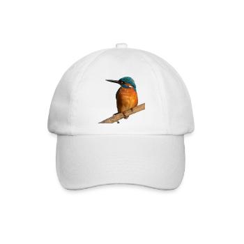 Eisvogel - Baseballkappe - Weiß/Weiß - Vorne