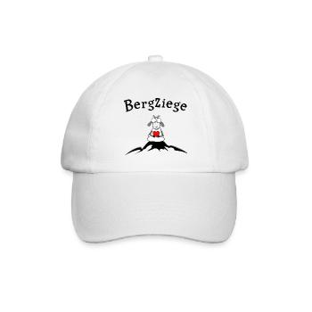 Bergziege - Baseballkappe - Weiß/Weiß - Vorne