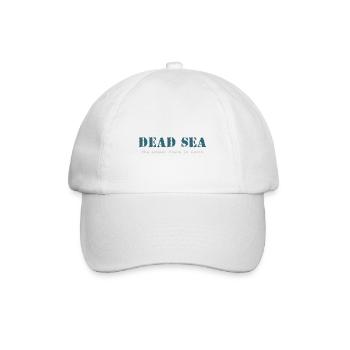 Dead sea Geschenk Spruch Jewish Hanukkah - Baseballkappe - Weiß/Weiß - Vorne