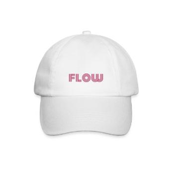 flow - Baseballkappe - Weiß/Weiß - Vorne