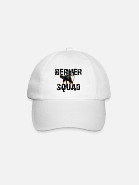 Berner Sennenhund - Baseballkappe - Weiß/Weiß