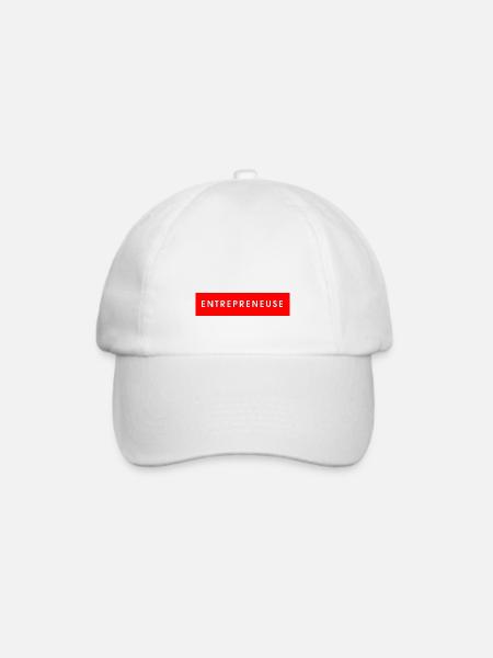 Unternehmer - Baseballkappe - Weiß/Weiß