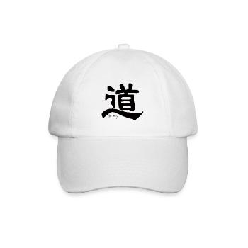 chinesisches Schriftzeichen Weg Dào Kanji Tattoo - Baseballkappe - Weiß/Weiß - Vorne