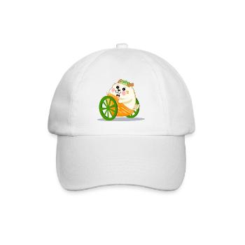 Neugieriges Erdmännchen - Baseballkappe - Weiß/Weiß - Vorne