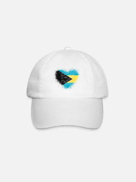 Bahamas - Baseballkappe - Weiß/Weiß