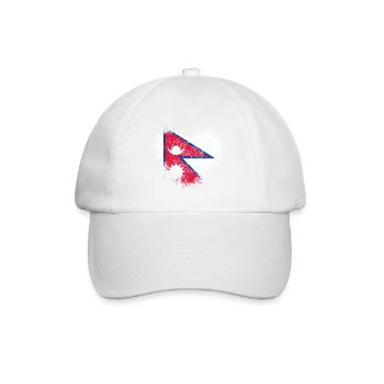 Nepal - Baseballkappe - Weiß/Weiß - Vorne