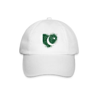 Pakistan - Baseballkappe - Weiß/Weiß - Vorne