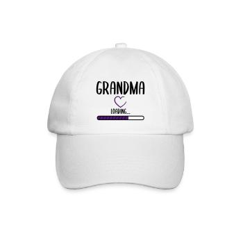 Grandma surprise - Baseballkappe - Weiß/Weiß - Vorne