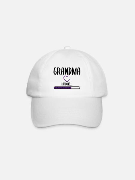 Grandma surprise - Baseballkappe - Weiß/Weiß