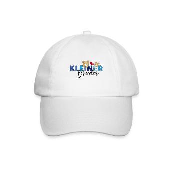 Kleiner Bruder Teddy - Baseballkappe - Weiß/Weiß - Vorne
