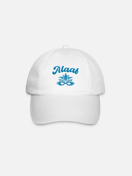 Alaaf - Baseballkappe - Weiß/Weiß