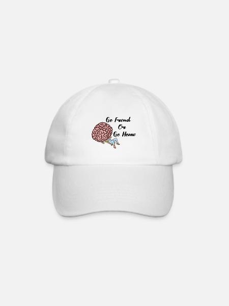 Psychiater Psychologie Therapie Sigmund Freud - Baseballkappe - Weiß/Weiß