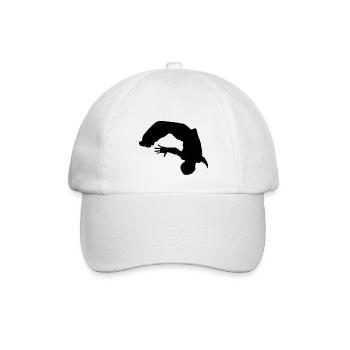 Rückwärtssalto - Salto arrière - Baseballkappe - Weiß/Weiß - Vorne