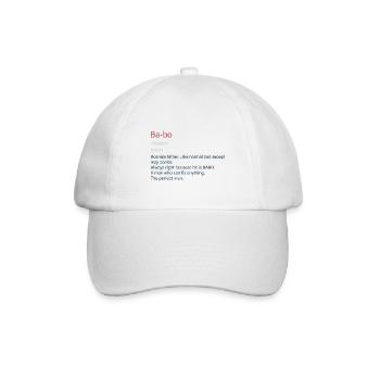 Babo SFRJ Balkan Geschenk Jugoslawien Jugo - Baseballkappe - Weiß/Weiß - Vorne