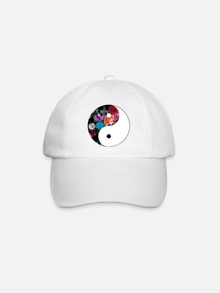 Natural yin-yang - Baseballkappe - Weiß/Weiß