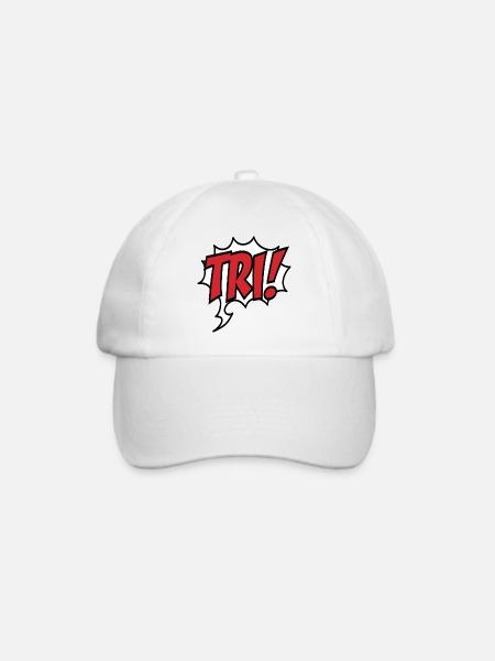 Triathlon - Baseballkappe - Weiß/Weiß