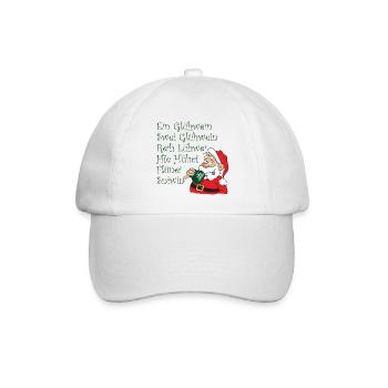 Gluehwein - Baseballkappe - Weiß/Weiß - Vorne