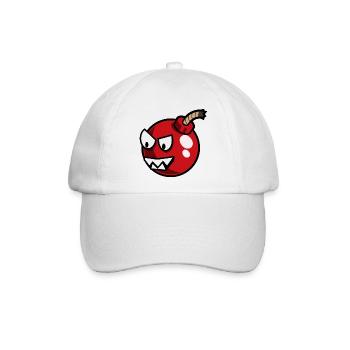 Bombe - Baseballkappe - Weiß/Weiß - Vorne