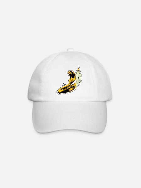 Do-it-yourself Banana - Baseballkappe - Weiß/Weiß