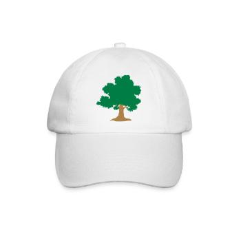 wild tree Baum - Baseballkappe - Weiß/Weiß - Vorne