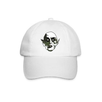 SpaceHoop - Nosferatu - Baseballkappe - Weiß/Weiß - Vorne