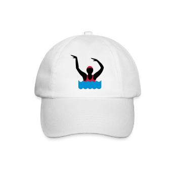 Wassergymnastik - Baseballkappe - Weiß/Weiß - Vorne