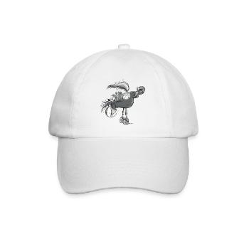 Witziger Appaloosa - Westernpferd - Baseballkappe - Weiß/Weiß - Vorne