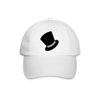 zylinder - Baseballkappe - Weiß/Weiß - Vorne