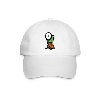 Schildkroete - Baseballkappe - Weiß/Weiß - Vorne