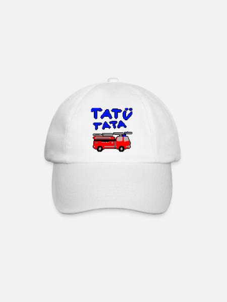 Feuerwehr Tatütata - Baseballkappe - Weiß/Weiß
