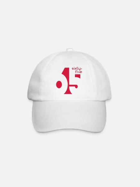 65 sixty-five - Baseballkappe - Weiß/Weiß