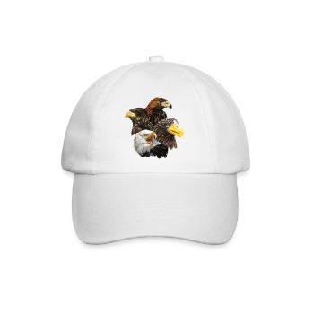 Pigargos und Adler - Baseballkappe - Weiß/Weiß - Vorne