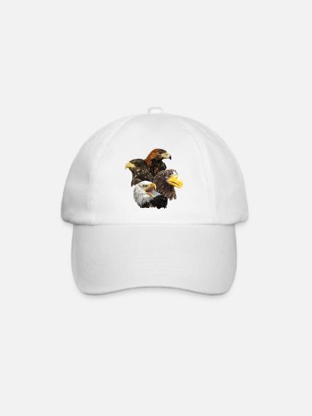 Pigargos und Adler - Baseballkappe - Weiß/Weiß