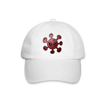 Virus Bakterien Pathogen Viren Corona Covid-19 - Baseballkappe - Weiß/Weiß - Vorne