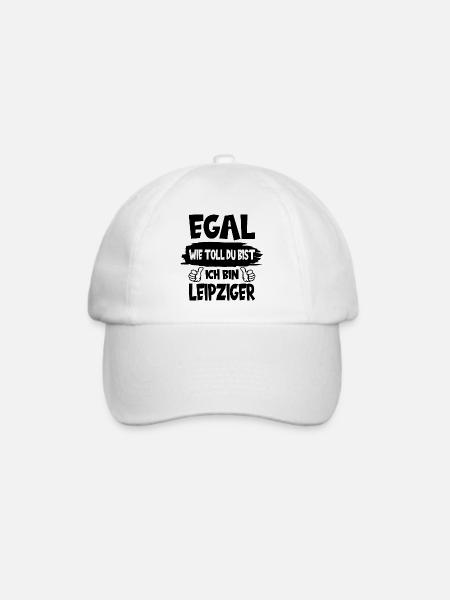 ICH BIN LEIPZIGER LEIPZIG - Baseballkappe - Weiß/Weiß