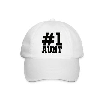 Die Beste Tante der Welt - Tante - Tanten - coole - Baseballkappe - Weiß/Weiß - Vorne