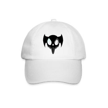 Horror Hase - Baseballkappe - Weiß/Weiß - Vorne