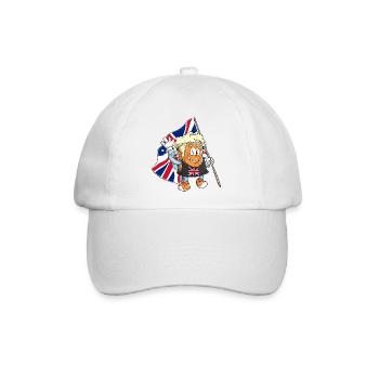 Bier Fan von England - Baseballkappe - Weiß/Weiß - Vorne