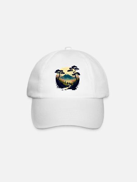 Kirschbaum - Baseballkappe - Weiß/Weiß