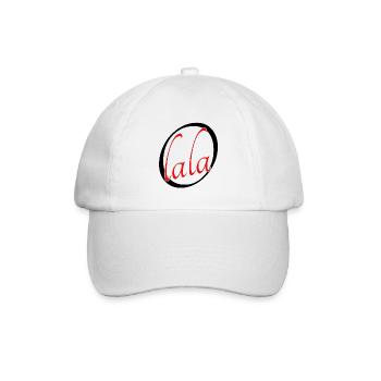 O lala - Baseballkappe - Weiß/Weiß - Vorne