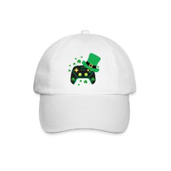 Fröhlichen St Patrick Tag. St. Patrick's Day! - Baseballkappe - Weiß/Weiß - Vorne