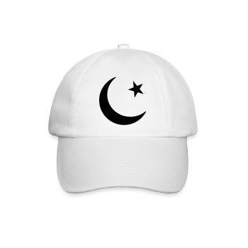 Symbol des Islam - Baseballkappe - Weiß/Weiß - Vorne