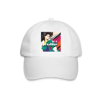 Fashion 80 s - Baseballkappe - Weiß/Weiß - Vorne
