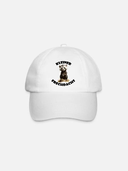 kleiner Frechdachs - Baseballkappe - Weiß/Weiß