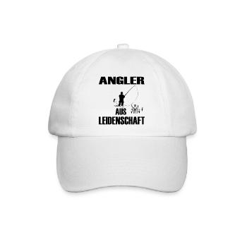 Angeln - Baseballkappe - Weiß/Weiß - Vorne