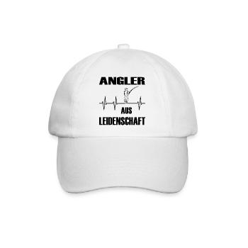 Angeln - Baseballkappe - Weiß/Weiß - Vorne