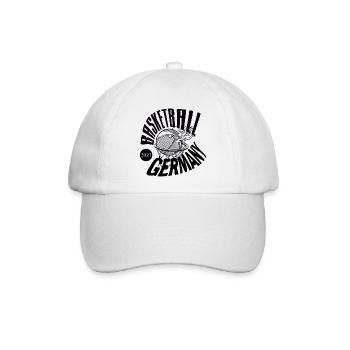 Basketball Deutschland Turnier Mannschaft - Baseballkappe - Weiß/Weiß - Vorne